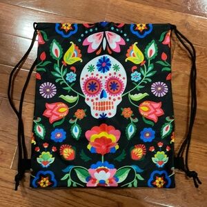 New Sugar Skull drawstring bag